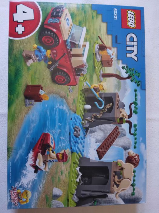 Set Lego 60301 Masina de teren ptr. salvarea animalelor salbatice, nou