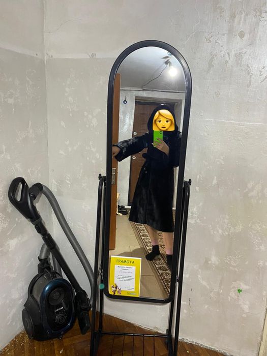 Норковая шуба черная