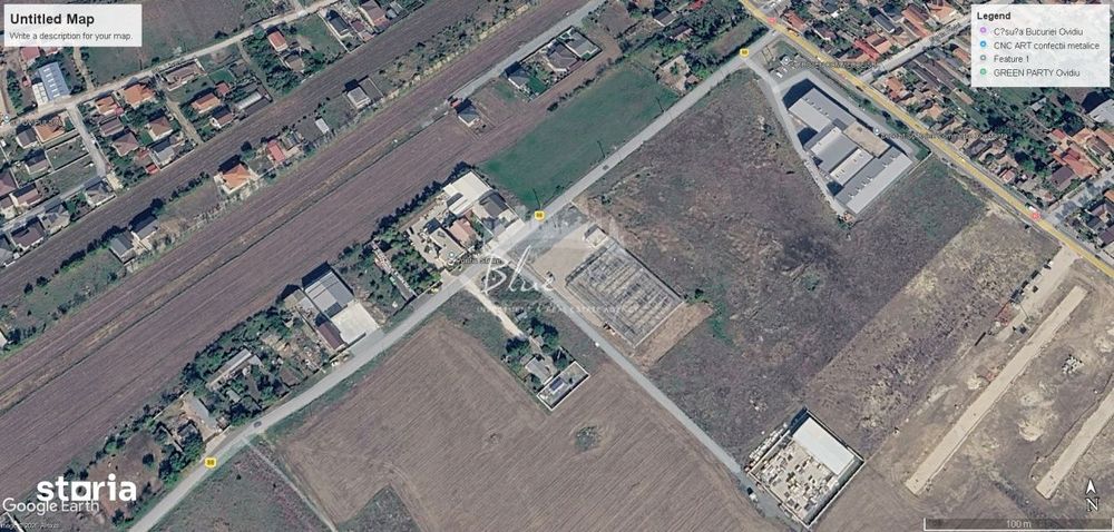Teren intravilan 3.000 mp – Ovidiu, Varianta catre Poiana