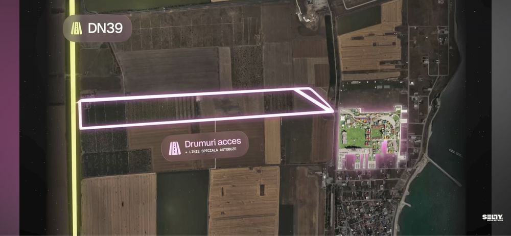 Teren NIBIRU/Beach Please, la 300m de plaja, bransat la UTILITATI