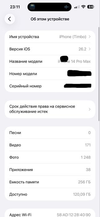 iPhone 14 Pro Max 256gb 81%