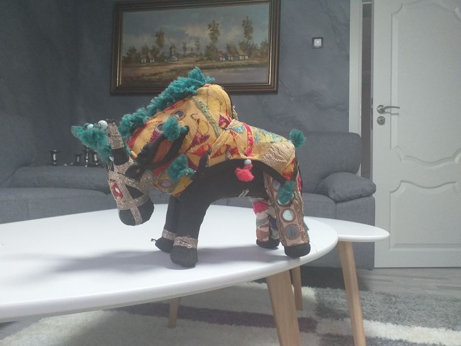 Стара детска играчка ръчна изработка ретро сувенир колекционерска