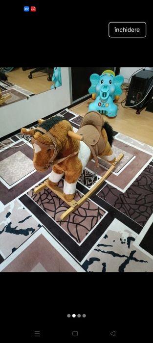 Căluț de plus,stil balansoar