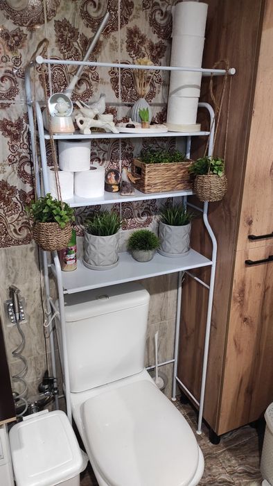 Стойка стеллаж над унитазом