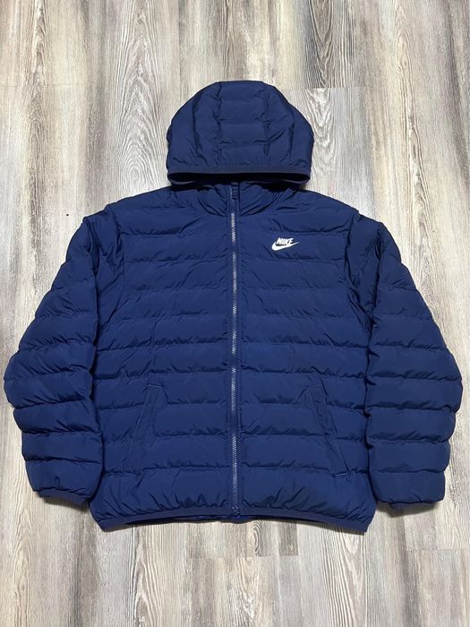 Geaca nike albastra S