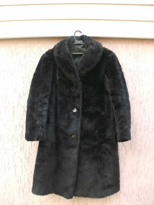 Дамски кожух еко кожа