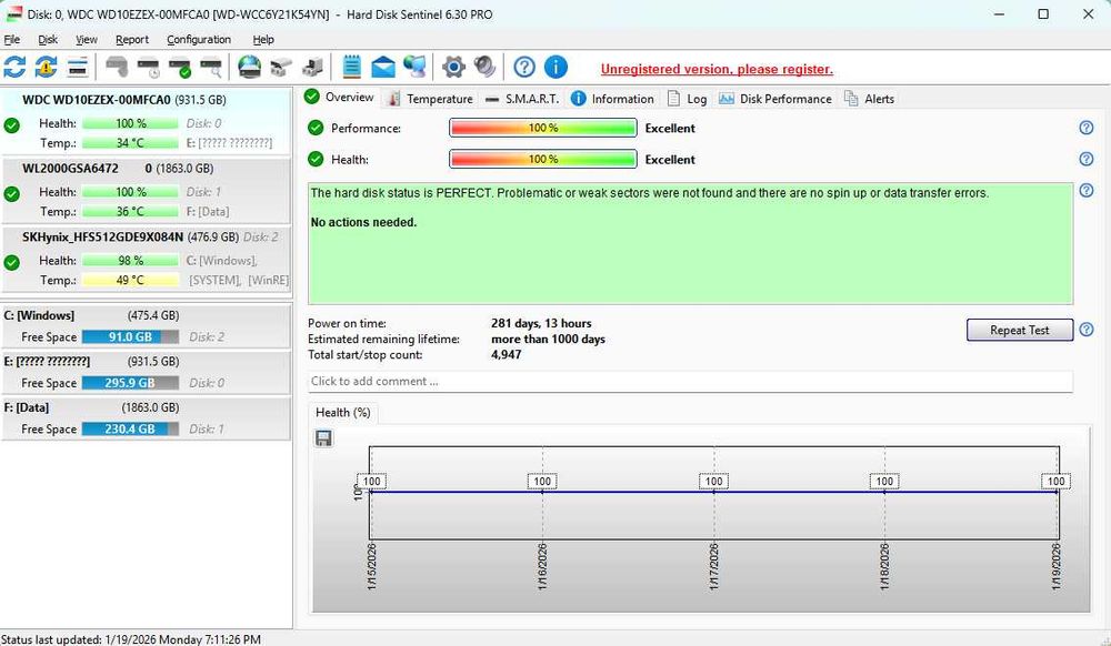 HDD Seagate BarraCuda 1TB – 100% Stare, Testat, Excelent