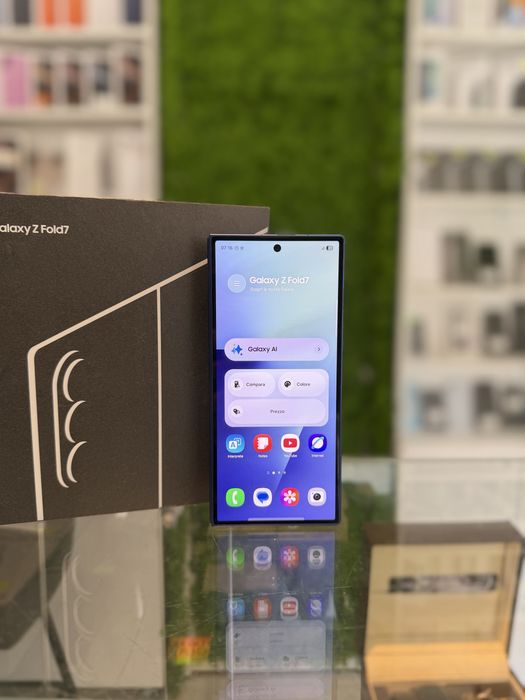 **ATSGSM.RO**Samsung FOLD 7 256Gb Navy/Baterie100%/Fact+Gar 12 luni
