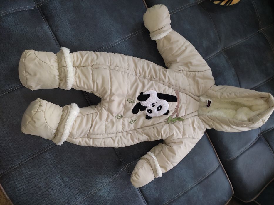 Детский зимний комбинезон с рождения до 12-13 месяцев. Новый