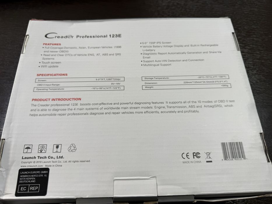 Launch Creader Professional 123E