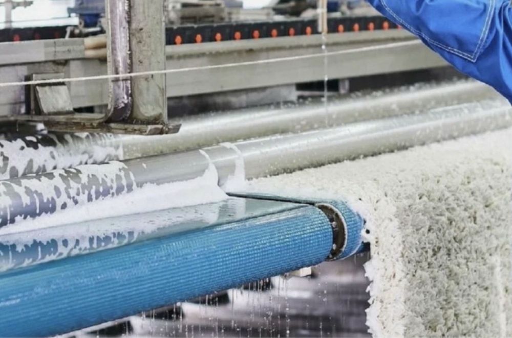 Мойка ковров в профессиональной мастерской