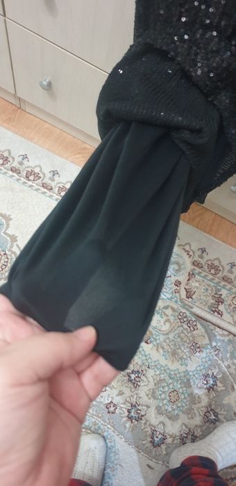 Юбка в пол с пайетками