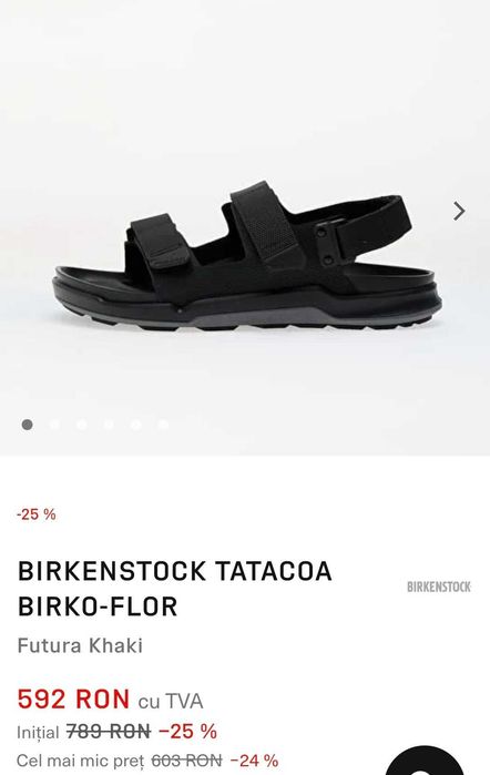 Sandale originale BIRKENSTOCK Taracoa mas 45