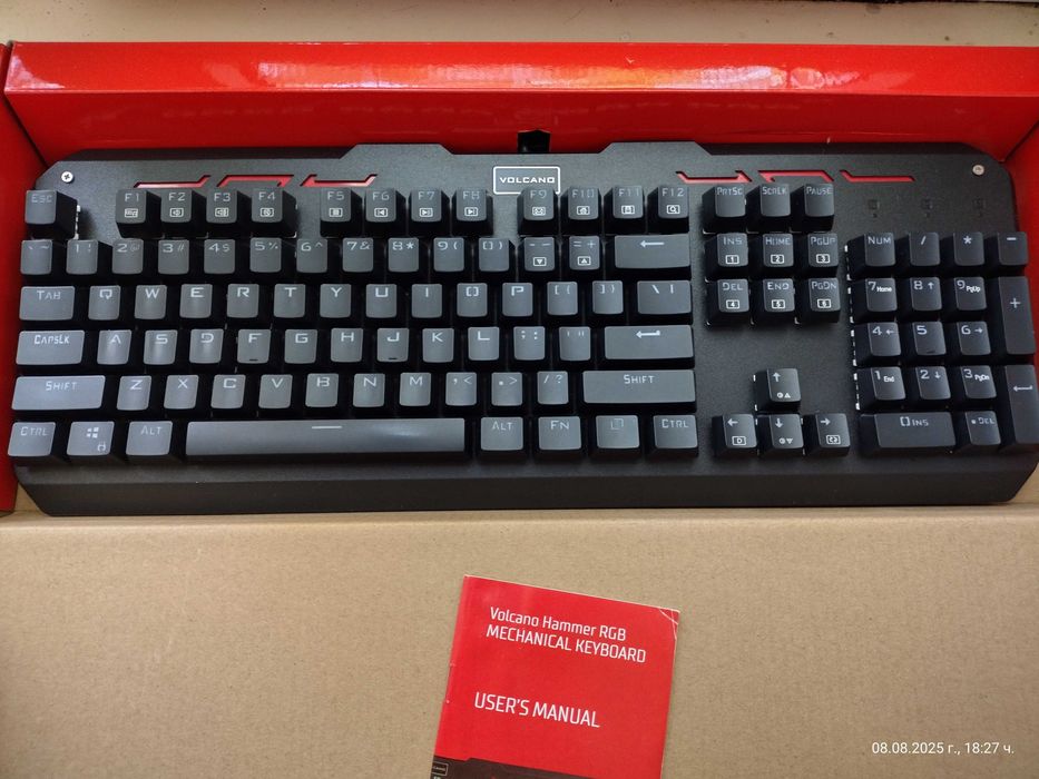 Механична клавиатура Modecom Volcano Hammer RGB