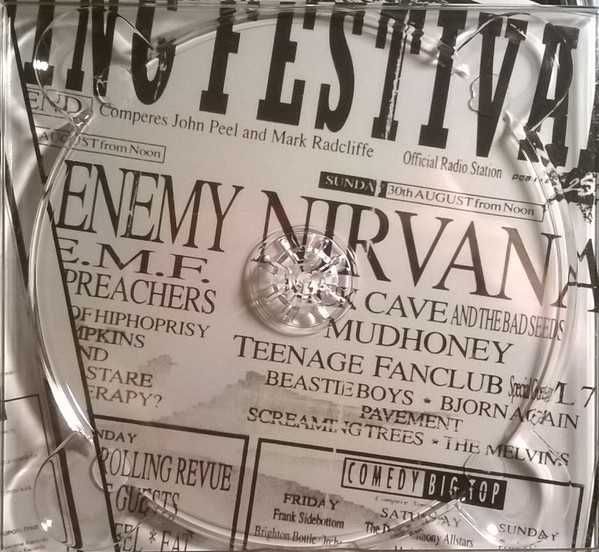 Bluza barbati M Nirvana - Smiley Logo + CD Nirvana - Live at Reading
