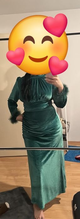Rochie dama cu pene