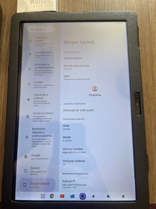 Tabletă X_50_EEA (Blackview Tab 50) – NOUĂ – Android 14