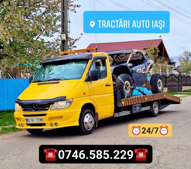 •Tractări Iași / Platformă Iași / Asistență Rutieră Iași / 24/7 •
