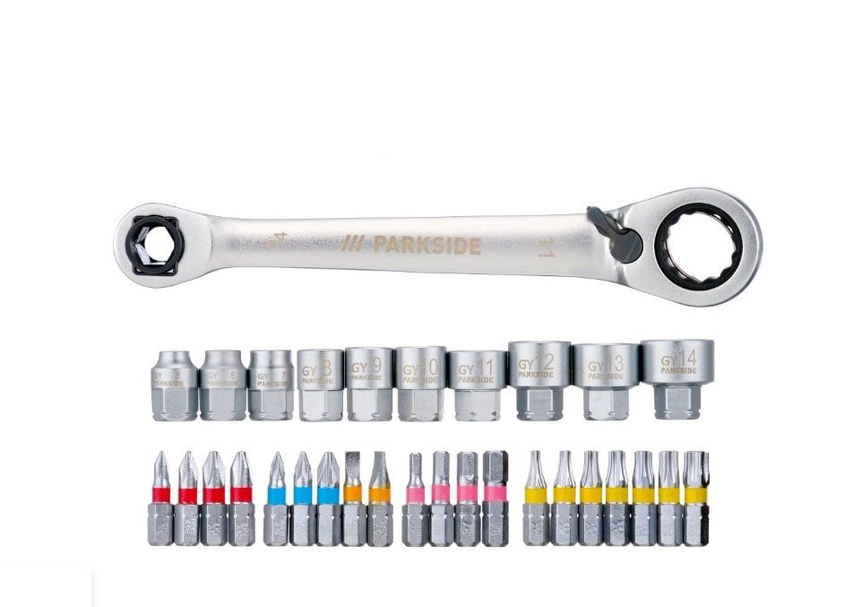К-кт проходни гаечни ключове 31бр Парксайд /Parkside
