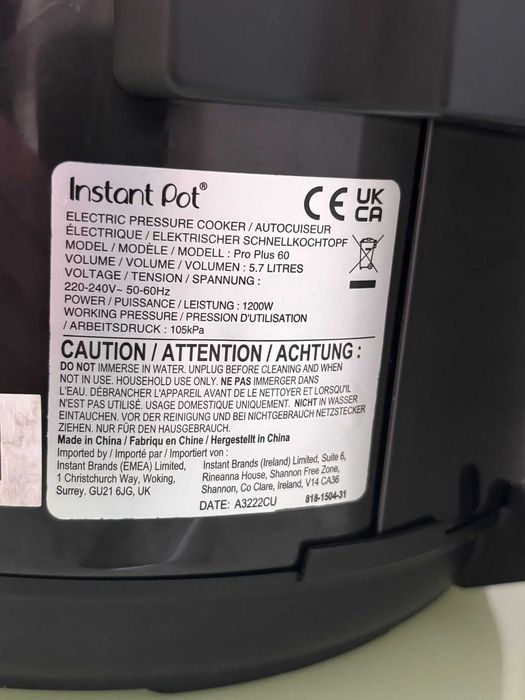 Instant Pot Pro Plus 6QT Smart Multi-Cooker