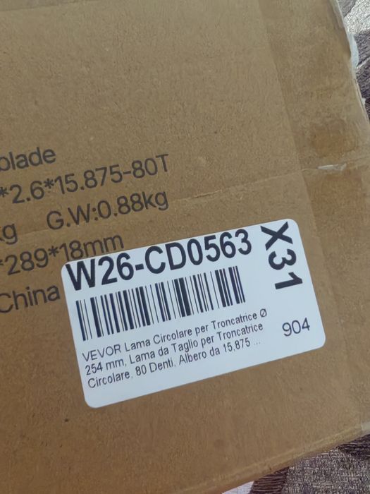 Pânză circular VEVOR 254 mm (10"), 80 dinți (80T), pentru Aluminiu/MDF – NOUĂ
Pret: 130 lei
Vanzare prin olx