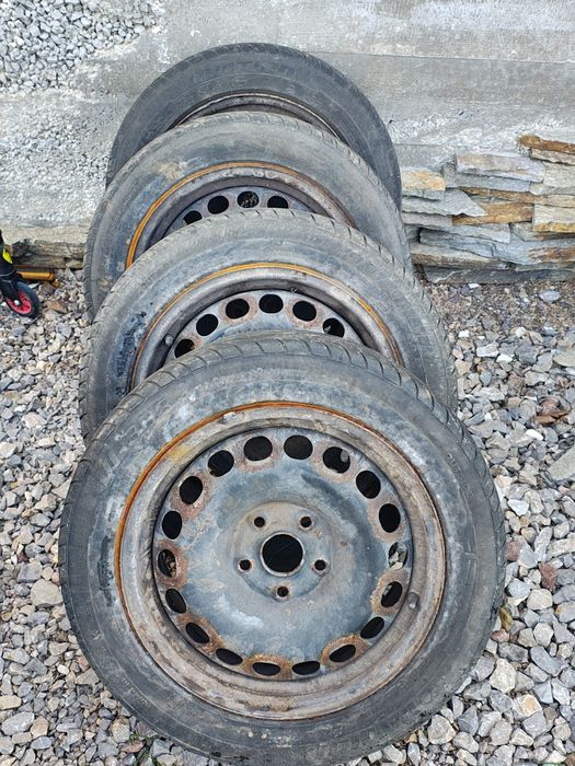 Метални джанти с летни гуми 5х112 16