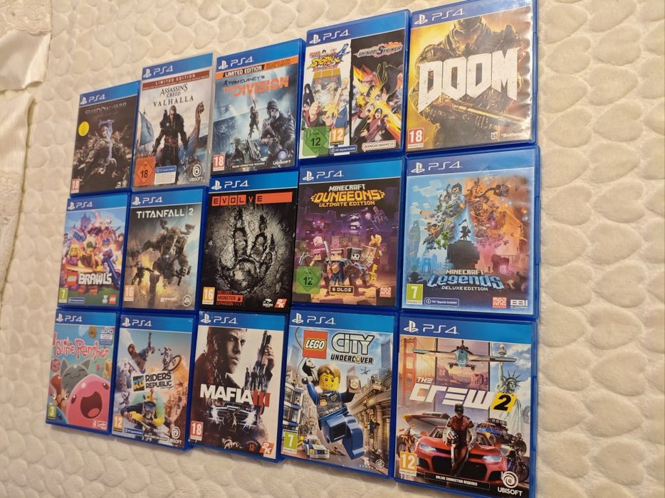 Jocuri PS4 Playstation 4 Fifa Minecraft Cod Doom AC Gow Lego Bf