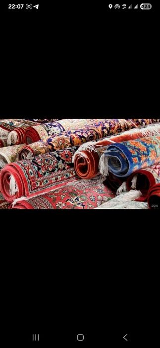 Стирка ковров  Кілем жуу