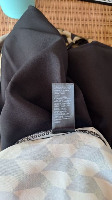 Salopeta crac lung, larg, material matasos