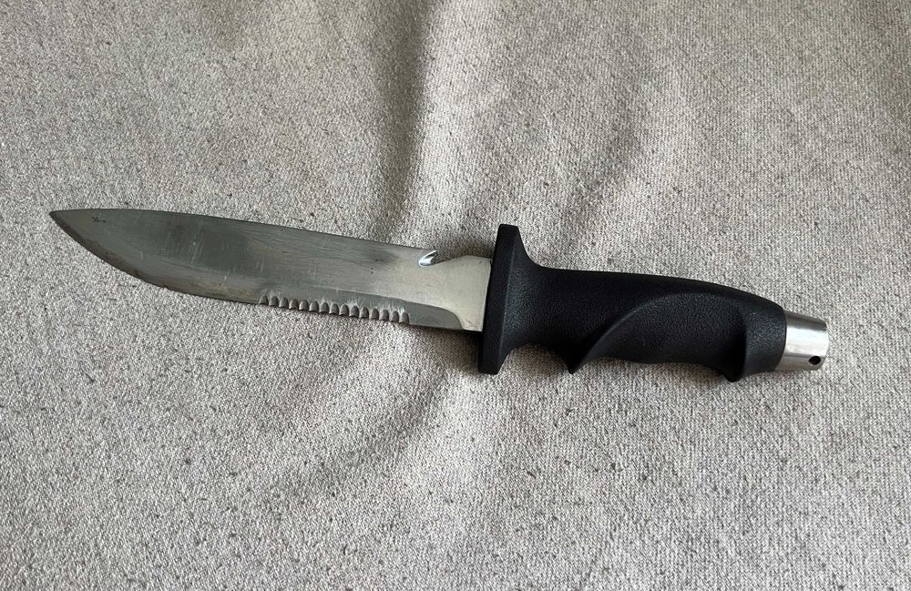 Cuțit scafandru tactic JAPAN oțel de calitate scufundări supraviețuire