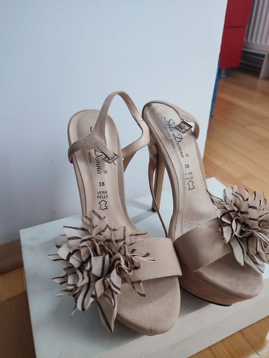 Pantofi din piele eleganti Marimea 38
