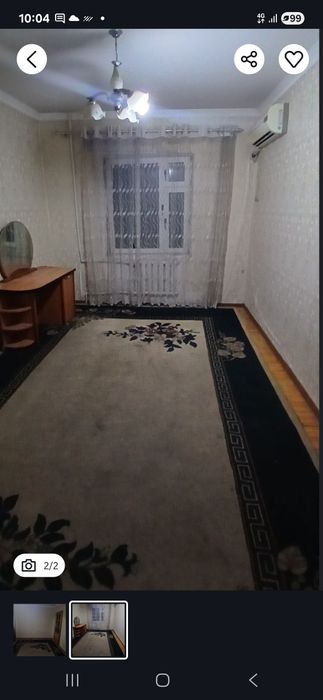 Срочно сдаётся 2/3 ком кв на Авиасозлар1. Метро Тузел бекат