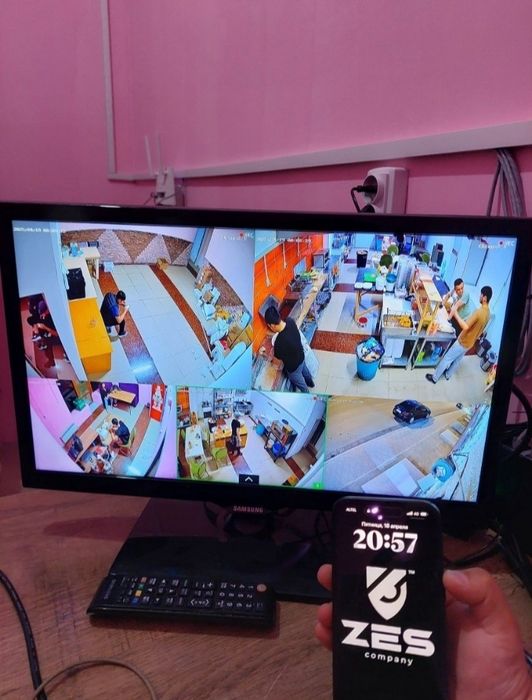 Установка камер видеонаблюдения Шымкент