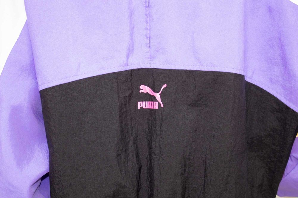 Puma дамско яке тип ветровка овърсайз модел за бягане и спорт S