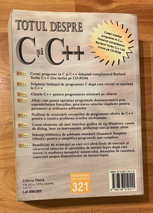 Totul despre C si C++. Manualul fundamental de programare Kris Jamsa