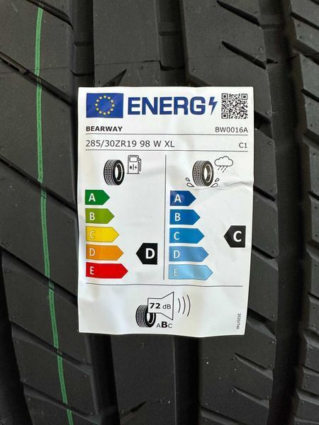 Нови Летни Гуми BEARWAY BW118 285/30R19 98W XL НОВ DOT БОРД 2853019