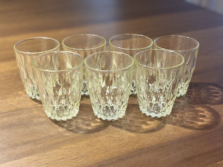 Стъклени ретро чаши 80те