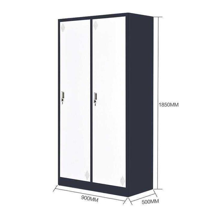 Шкаф для персонала с полками и вентиляционными отверстиями