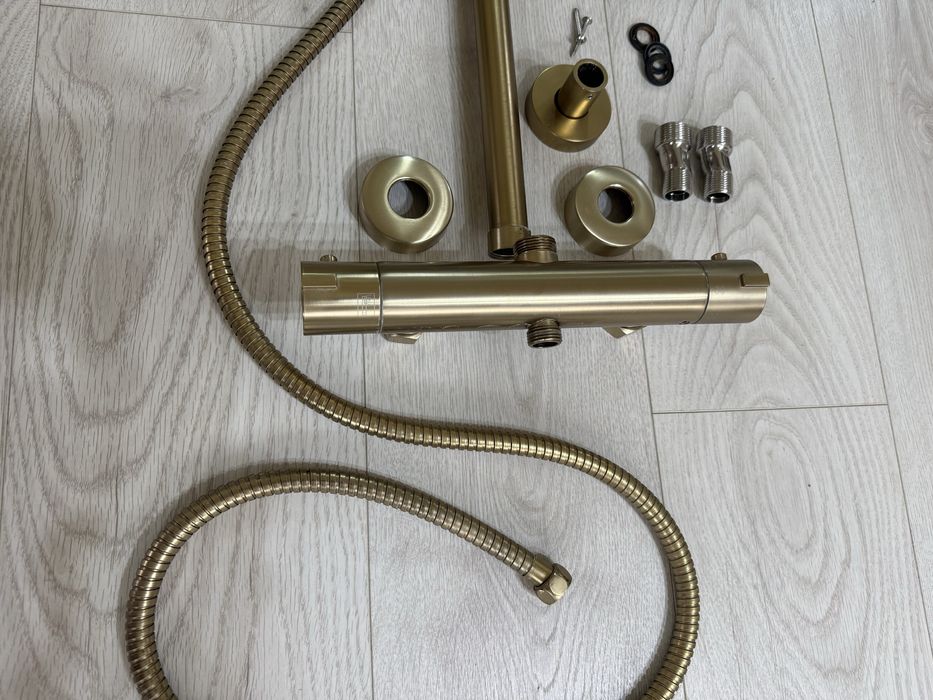 Vand baterie dus aurie  cu termostat