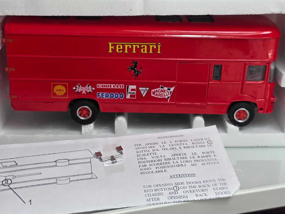 Macheta Auto 1/43 Old Cars OM 150 Rolfo Ferrari Racing Transporter