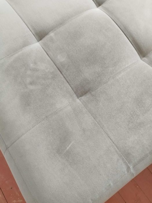 Разтегателен ъглов диван, с подлакътник етажерка