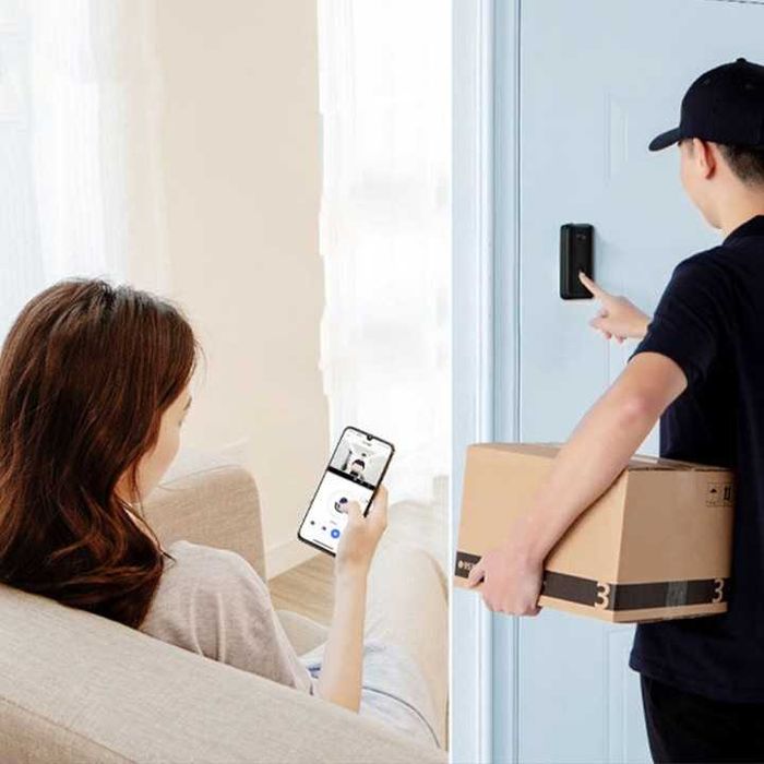 Визуален домофон, USB, бял