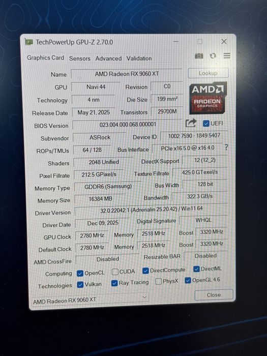 Пк, Игровой компьютер rx 9060xt
