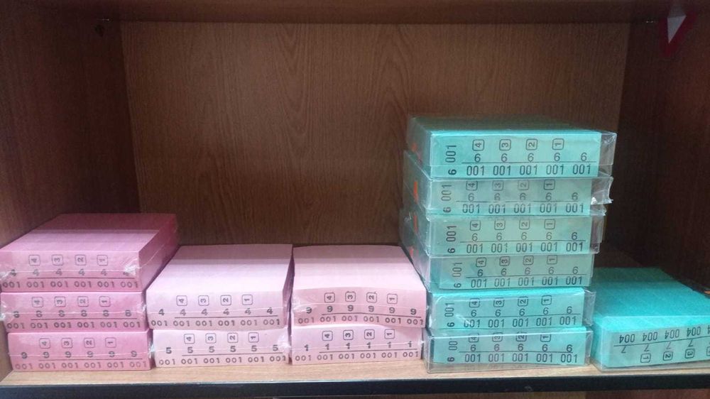 Бирки для прачечной и химчистки(маркировка номерная 1000 шт)