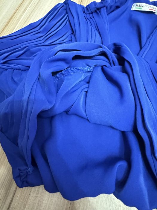 Кроп топ блуза с широки ръкави