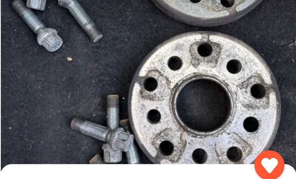 Фланци 5x112 ,5x100 за VAG ,VW, Skoda,Seat ,Audi с болтове ,2бр.,20мм