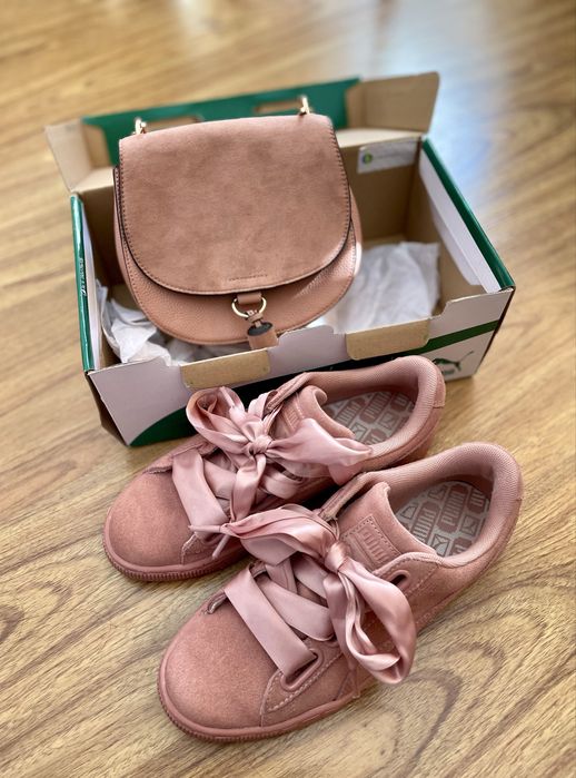 Кубинки ZARA и Кецове PUMA с подарък чантичка