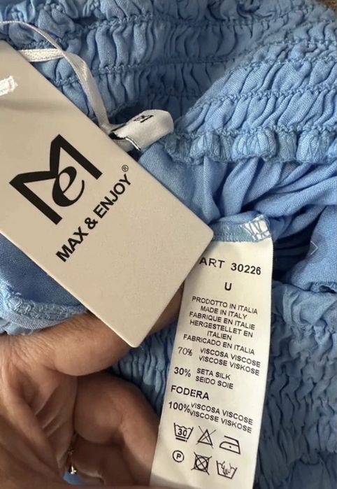 Pantaloni Max&Enjoy din mătase
