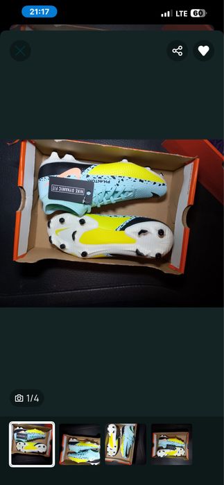 Футболни обувки Nike PHANTOM GT2 ACADEMY DF FG/MG 39 номер