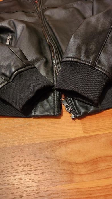 Geaca Zara piele naturală bomber